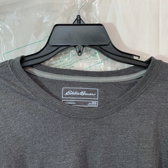 Eddie Bauer Legend Wash Pro Long Sleeve T-Shirt in Dark Charcoal Size XXXL - Picture 2 of 5